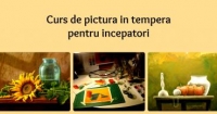 Curs de pictura in tempera in CEAINARIA TABIET 